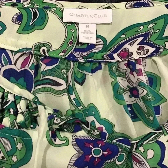 Charter Club Women’s Blouse Pullover Top Sz. M -NWOT - Picture 5 of 8